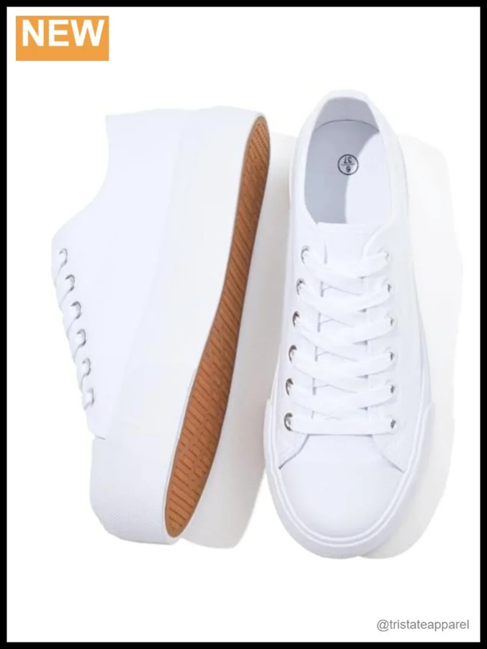 Women's Platform Canvas Sneakers - Breathable, Non-Slip, Lace-Up